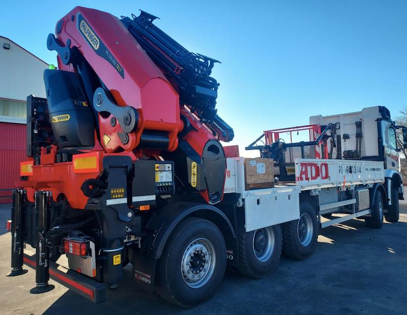 noticias maquinaria palfinger grua para aguado