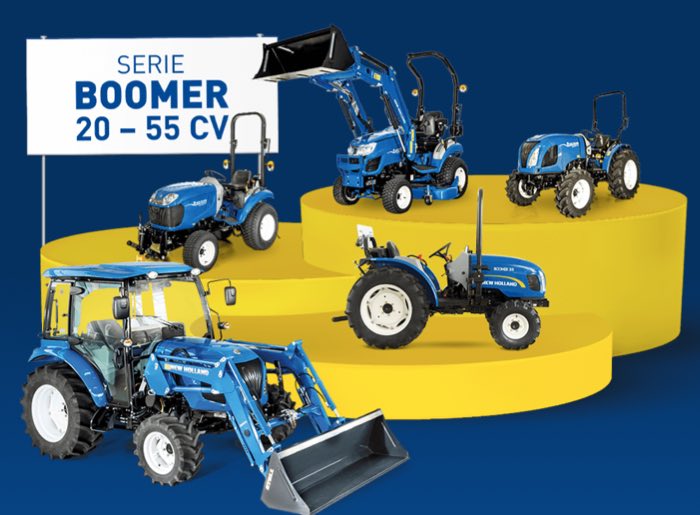 noticias maquinaria New Holland serie de tractores Boomer