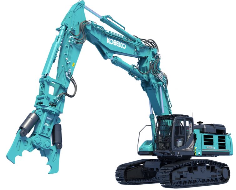 noticias maquinaria KOBELCO demolición SK550DLC-11