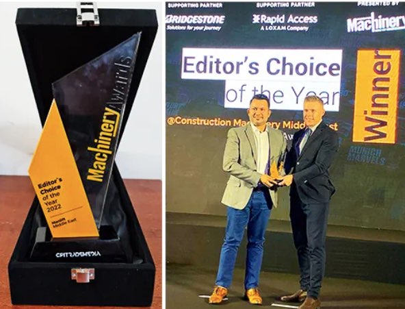 noticias maquinaria Manlift premio Editors Choice