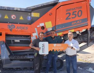 noticias maquinaria Mycsa entrega una Impaktor 250 Evo de ARJES