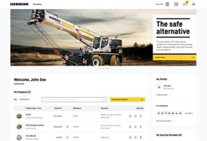 noticias maquinaria Nuevo diseño y las funciones en MyLiebherr que mejoran la experiencia