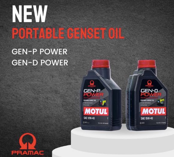 noticias maquinaria PRAMAC aceites para generador con MOTUL
