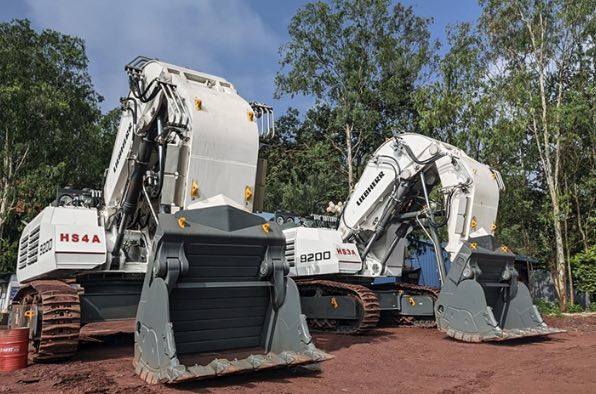 noticias maquinaria excavadoras de minería Liebherr R 9200