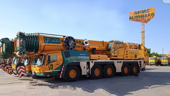 noticias maquinaria gruas Alhambra grove