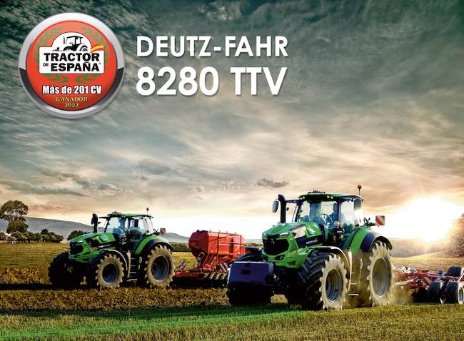 noticias maquinaria tractor DEUTZ-FAHR 8280 TTV