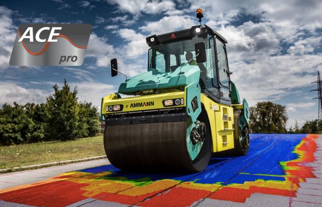 noticias maquinaria Ammann sistema de Control de Compactación Continua