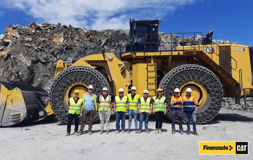 Finanzauto partícipe de la llegada de la Cat® 993K a la mina de Riotinto