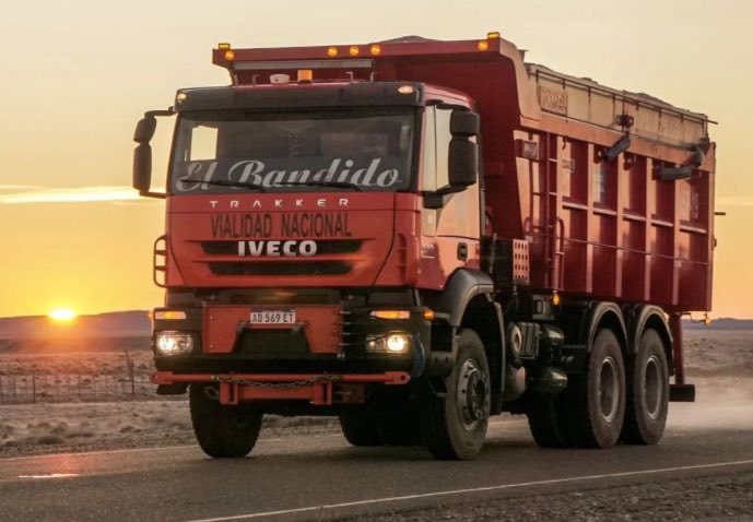 noticias maquinaria IVECO operativo invernal en la Patagonia