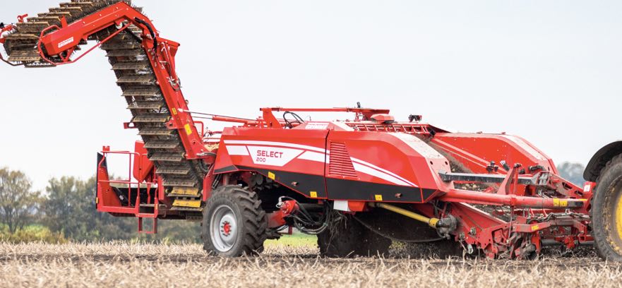 noticias maquinaria cinta transportadora Grimme de dos hileras SELECT 200