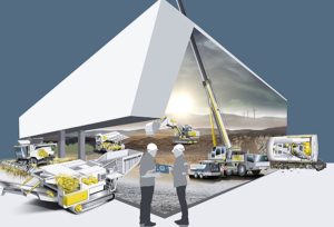 noticias maquinaria componentes de Liebherr en la feria Bauma 2022