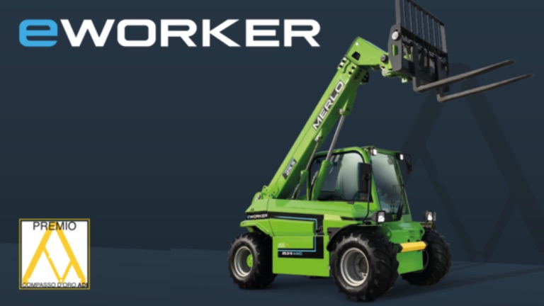 noticias maquinaria manipulador telescópico totalmente eléctrico de Merlo