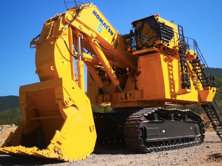 noticias maquinaria Komatsu excavadora eléctrica PC4000-1