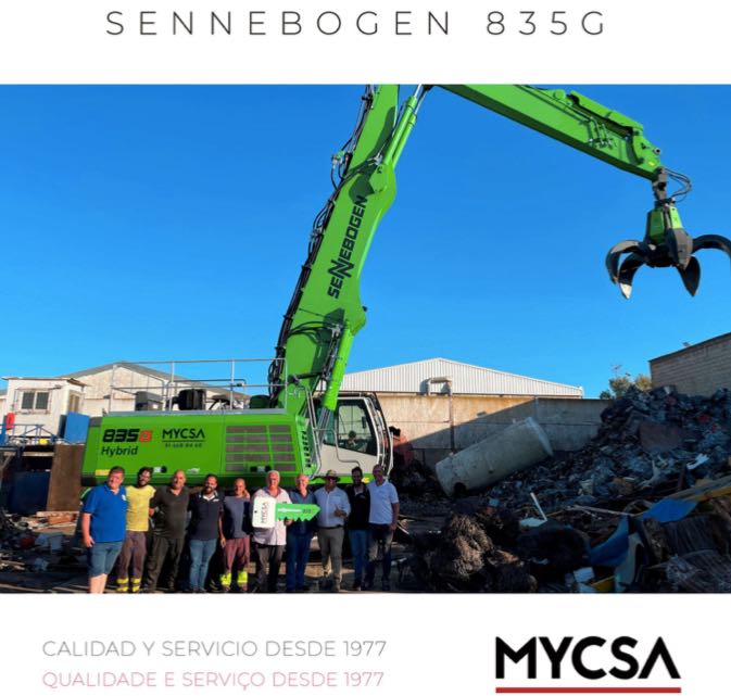 noticias maquinaria SENNEBOGEN 835 G mycsa