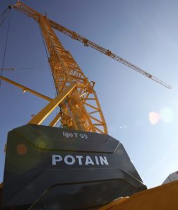 noticias maquinaria grúas Potain en bauma 2022