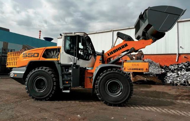 noticias maquinaria pala cargadora Liebherr L550Xpower