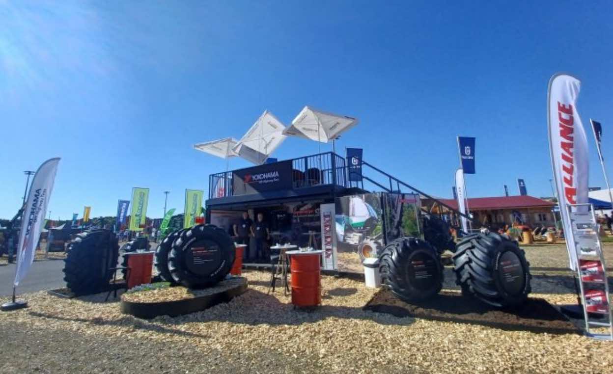 noticias maquinaria Alliance Yokohama Off-Highway Tires presente en Interforst
