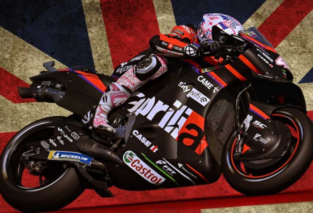 noticias maquinaria Case IH y Aprilia en el GP de Gran Bretaña