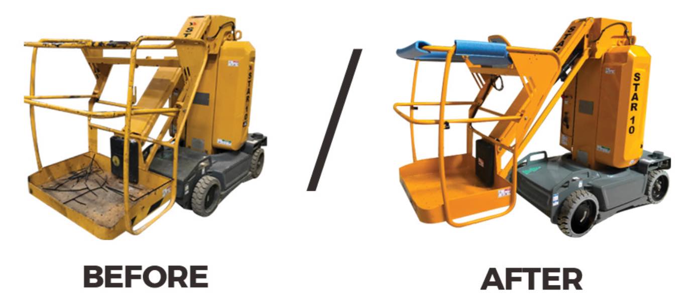 noticias maquinaria Haulotte economía circular