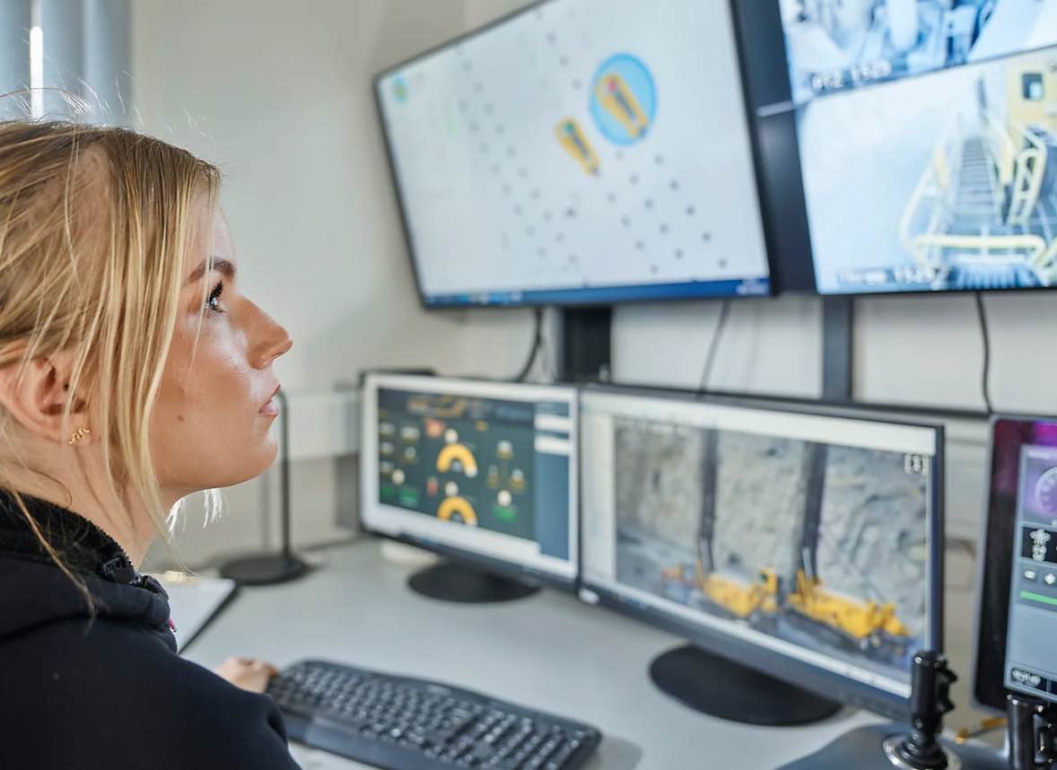 noticias maquinaria Pit Viper 351 autónomo de Epiroc Linda-Marie Lantto