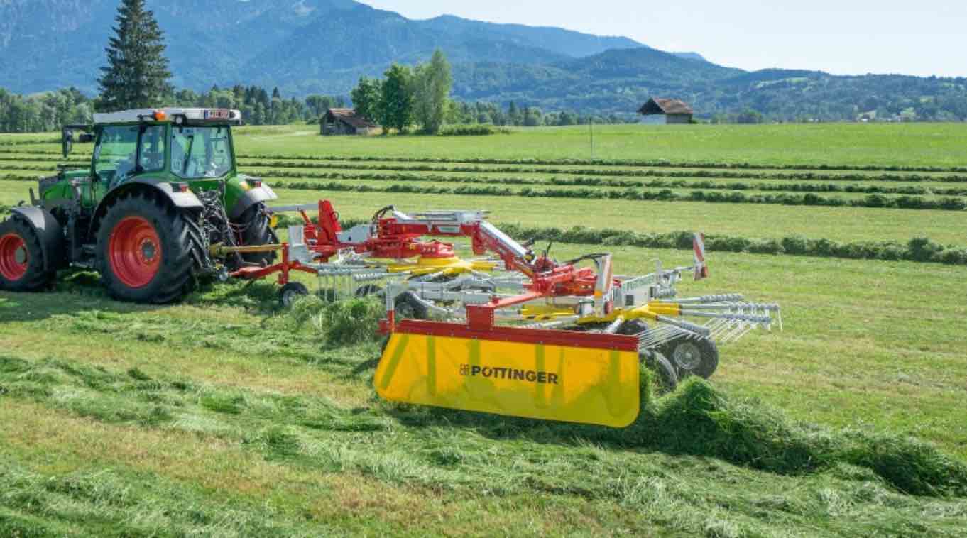 noticias maquinaria Pöttinger TOP 632 A flexible con CURVETECH