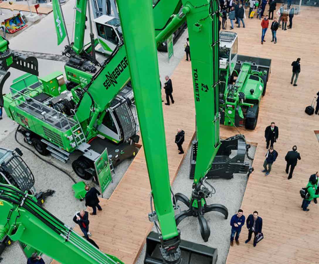 noticias maquinaria SENNEBOGEN en BAUMA 2022