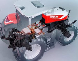 noticias maquinaria STEYR Red Dot Design Award Hybrid Drivetrain Konzept