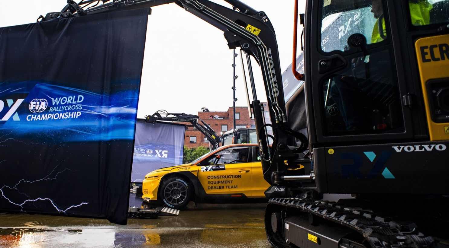 noticias maquinaria Volvo Construction Equipment apoyo del World RX de la FIA