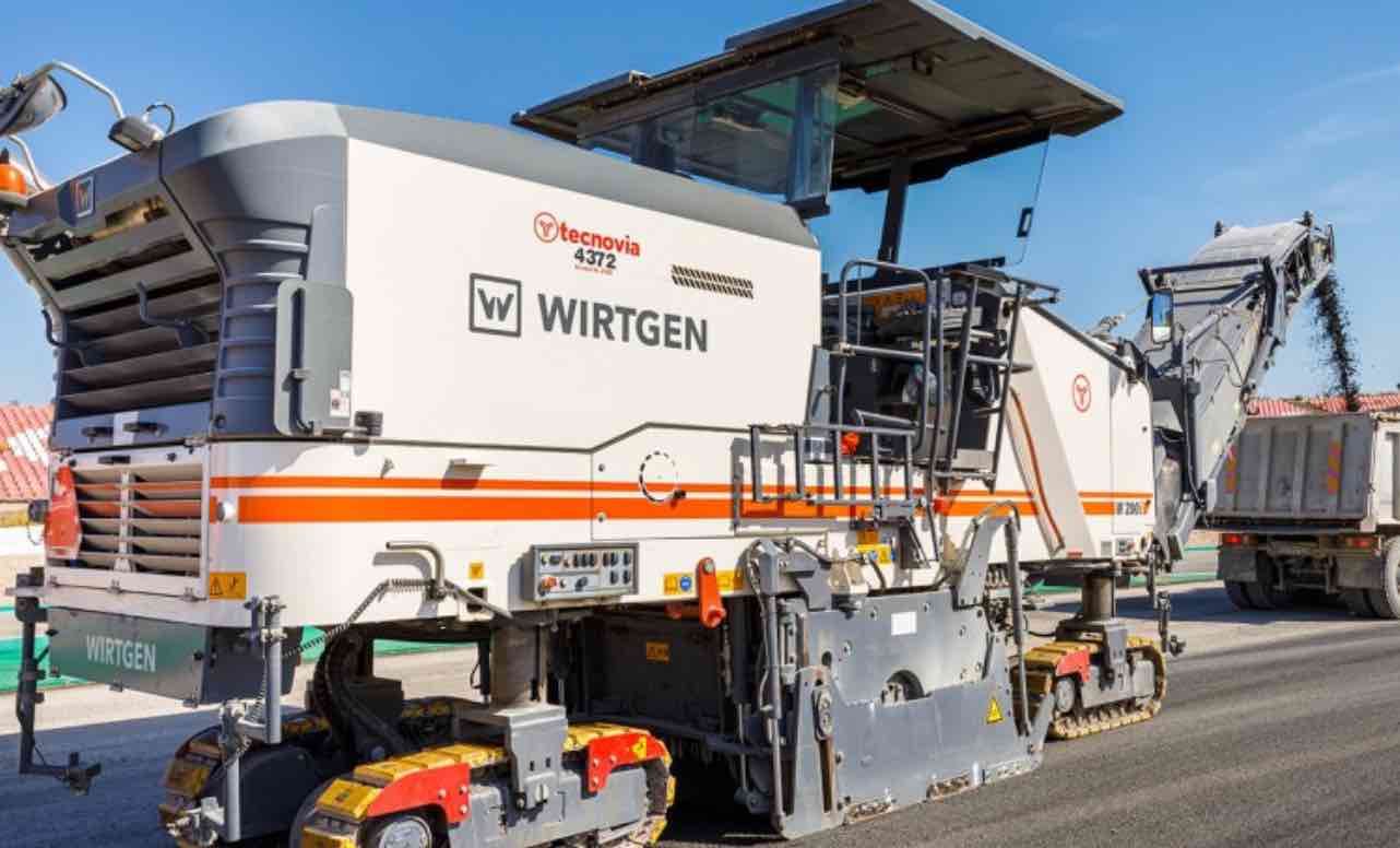 noticias maquinaria Wirtgen Group en rehabilitación
