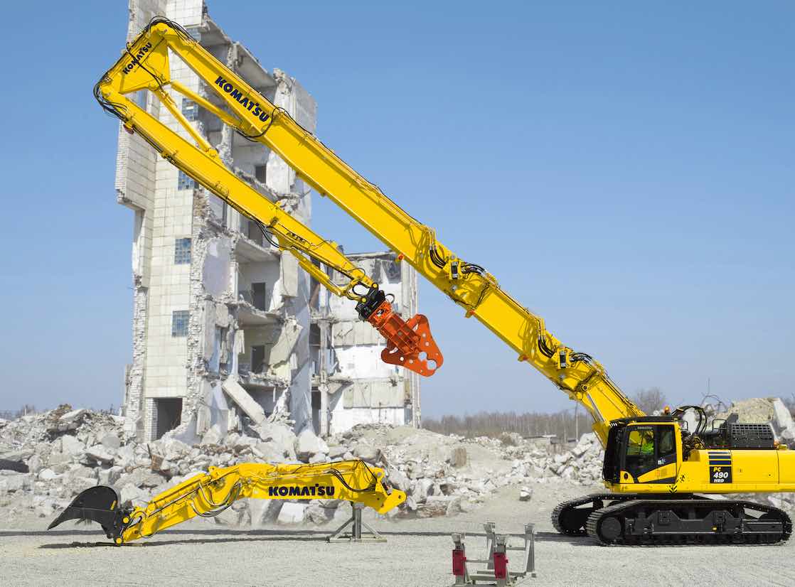 noticias maquinaria El sistema de cambio del equipo K100 de Komatsu en Bauma