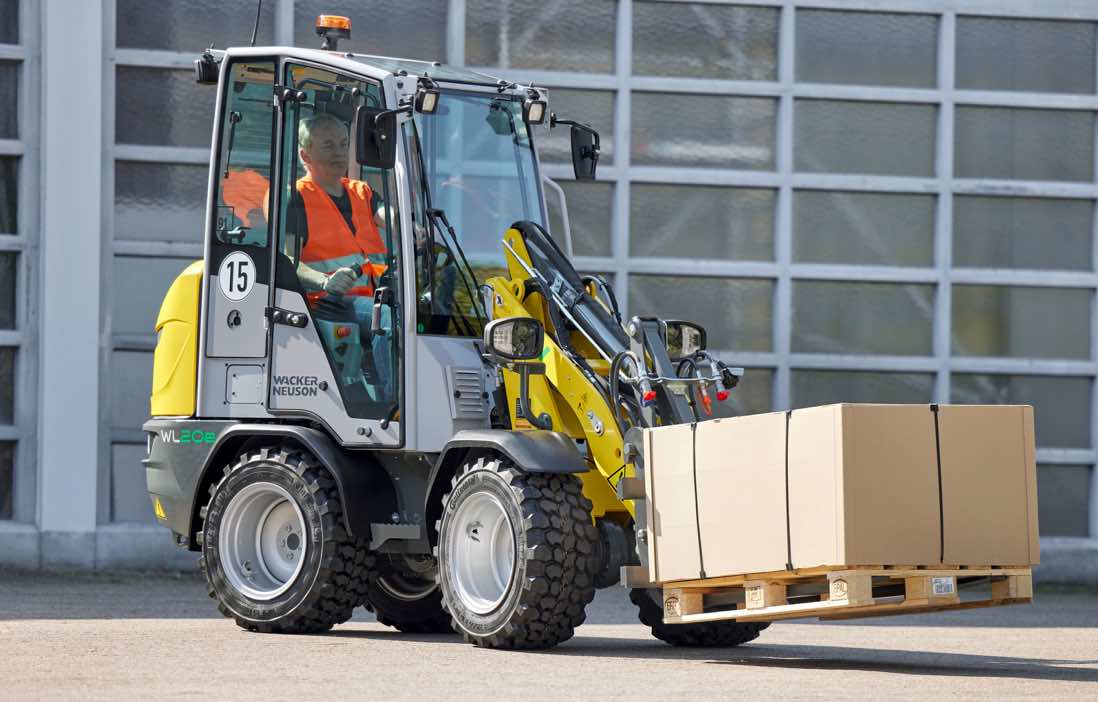 noticias maquinaria cargadoras sobre ruedas eléctricas de Wacker Neuson en Bauma