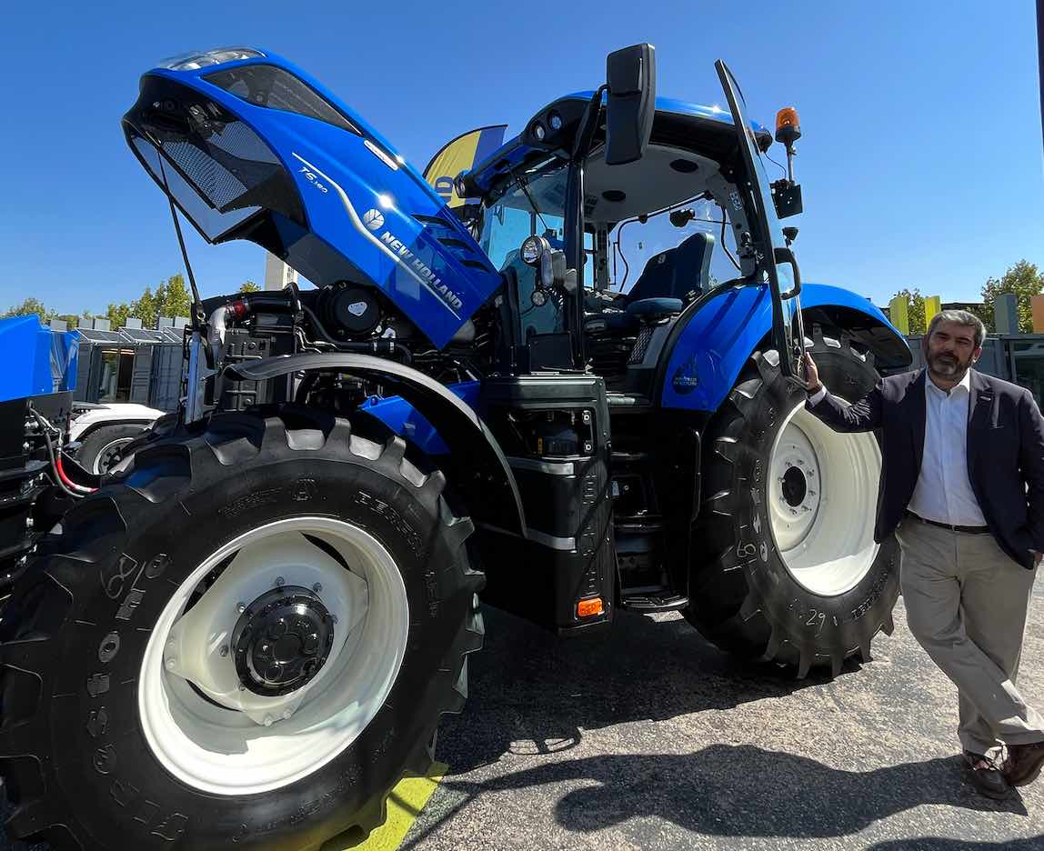noticias maquinaria tractor propulsado por biometano de New Holland