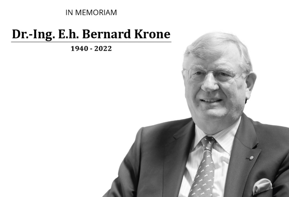 noticias maquinaria Bernard Krone del Grupo KRONE