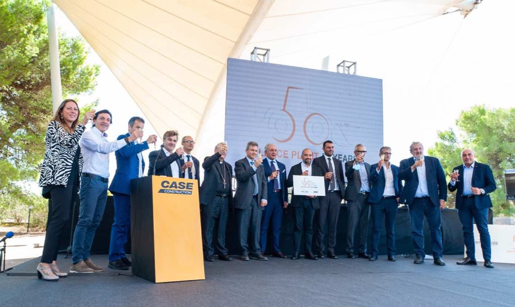 noticias maquinaria CASE en Lecce celebra sus 50