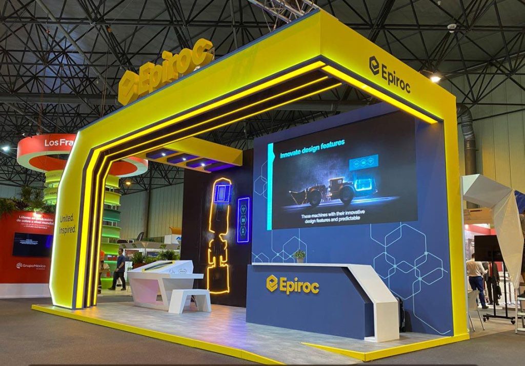 noticias maquinaria Epiroc acude al  Mining and Minerals Hall en el FIBES