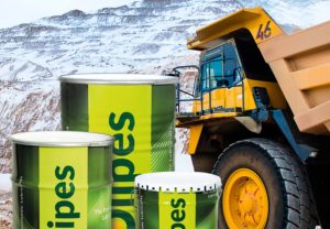 noticias maquinaria Gama Arctic de grasas y lubricantes Olipes para la industria minera