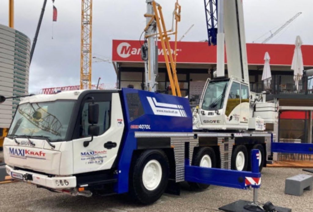 noticias maquinaria Grove lanza GMK4070L en Bauma