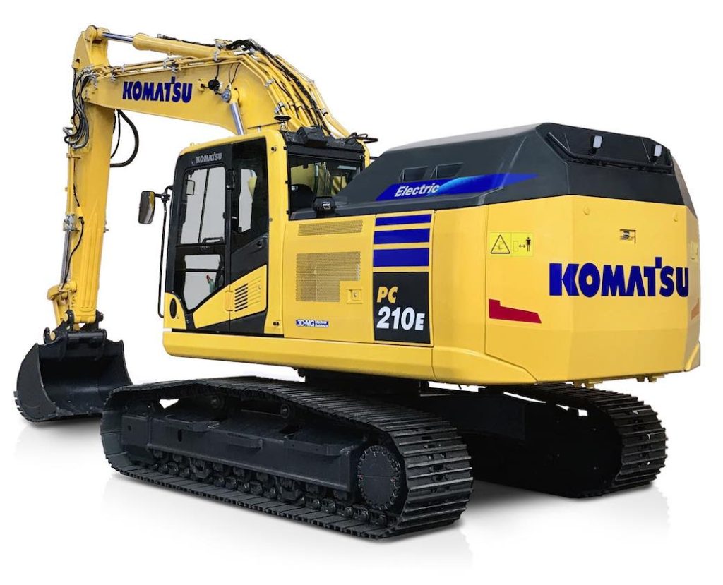 noticias maquinaria Komatsu excavadora hidráulica eléctrica de 20 t en Bauma