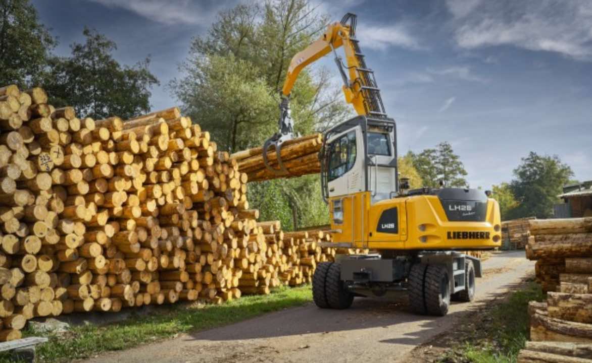 noticias maquinaria Liebherr máquina maderera LH 26 M Timber Litronic