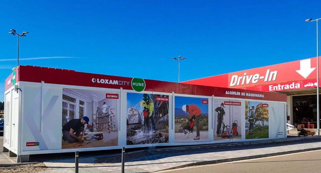 noticias maquinaria LoxamHune tienda de proximidad con  BAUHAUS