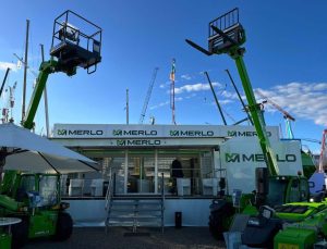 noticias maquinaria Merlo en bauma manipuladores telescópicos