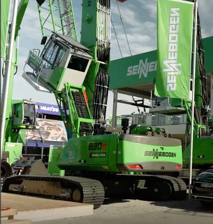 noticias maquinaria SENNEBOGEN 830 Demolition en Bauma