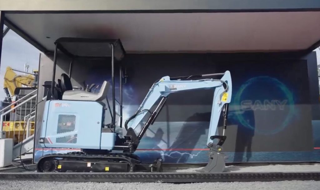 noticias maquinaria San Bauma miniexcavadora SY19E