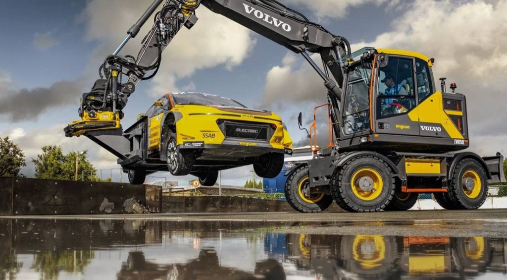 noticias maquinaria VOLVO CE en los deportes automovilísticos