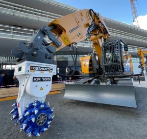noticias maquinaria excavadora eléctrica R 950 Tunnel-E de Liebherr