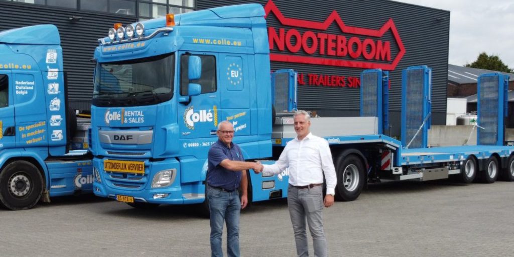 noticias maquinaria góndolas semirrebajadas Nooteboom para Collé Rental & Sales