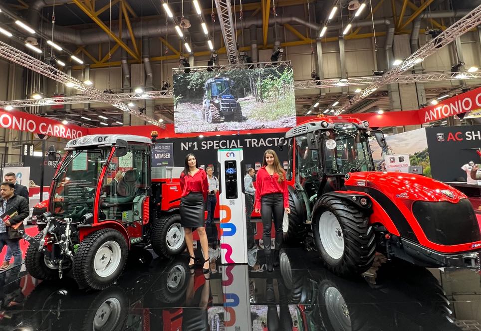 noticias maquinaria Antonio Carraro SpA tractor eléctrico en EIMA