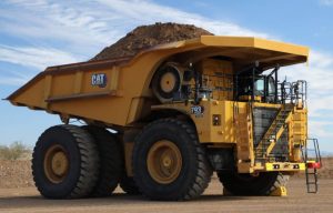 noticias maquinaria Caterpillar dúmper minero 100% eléctrico