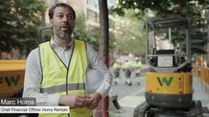 noticias maquinaria Homs Rentals apuesta por la Obra Urbana Verde