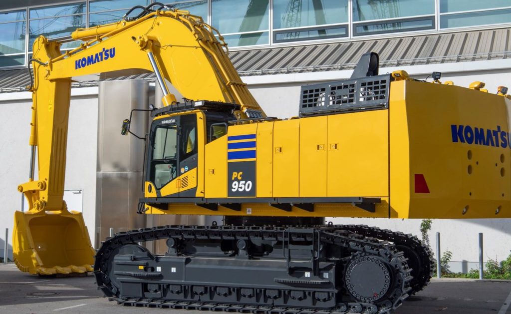 noticias maquinaria Komatsu excavadora PC950-11 en Bauma 2022